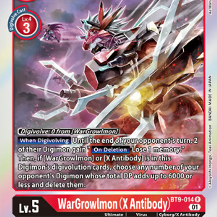 WarGrowlmon (X Antibody) - Master