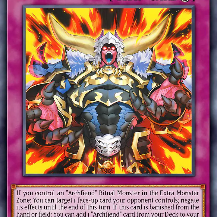 Archfiend's Fervor - Master