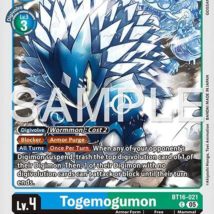 Togemogumon (Reprint) - Master