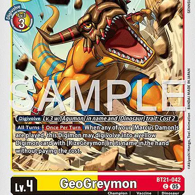 GeoGreymon (Reprint) imagen principal