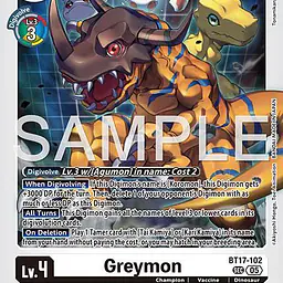 Greymon (Reprint) - Master