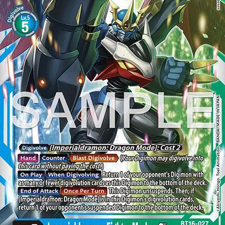 Imperialdramon: Fighter Mode Ace (Reprint) - Master