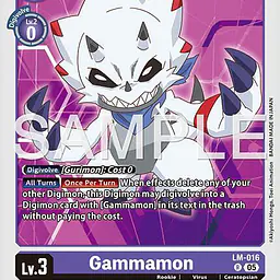 Gammamon (Reprint) - Master