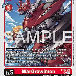 WarGrowlmon (Reprint) - Master