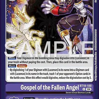 Gospel of the Fallen Angel imagen principal