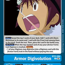 Armor Digivolution - Master