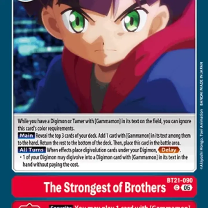The Strongest of Brothers - Master
