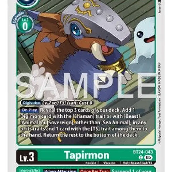 Tapirmon - Master