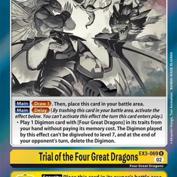 Trial of the Four Great Dragons - Master