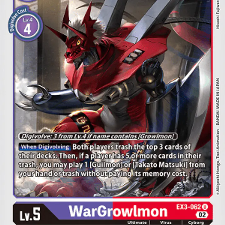 WarGrowlmon - Master