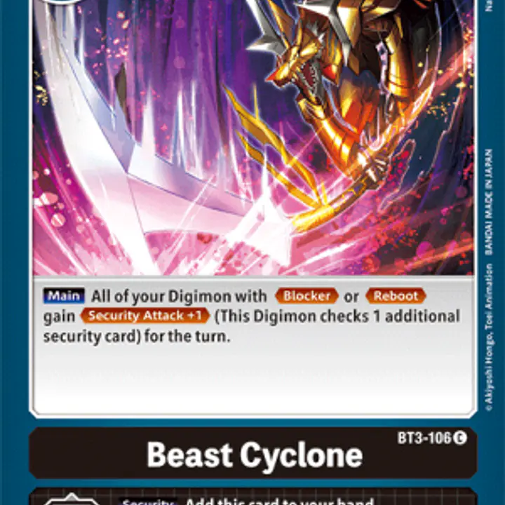 Beast Cyclone (Near Mint) - Master