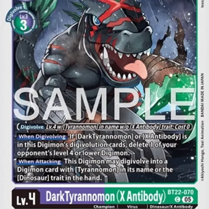 DarkTyrannomon (X Antibody) (Near Mint) - Master
