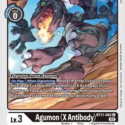 Agumon (X Antibody) - Master