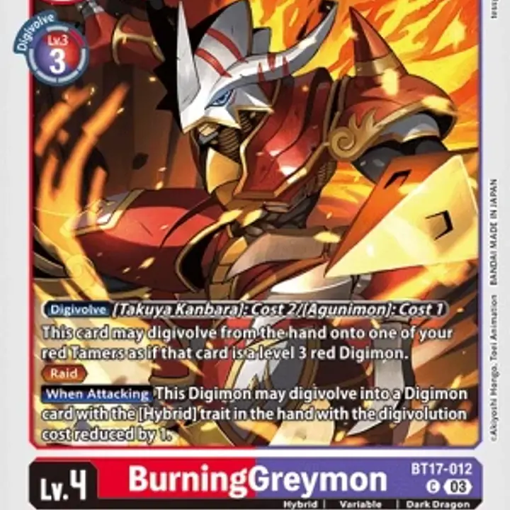 BurningGreymon - Master