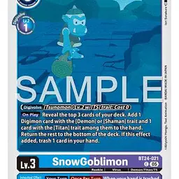 SnowGoblimon - Master