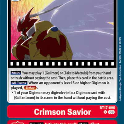 Crimson Savior imagen principal