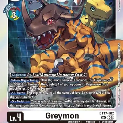 Greymon (Near Mint) imagen principal
