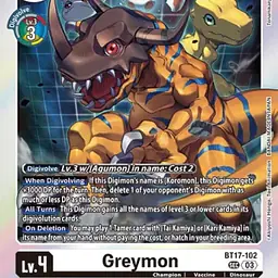 Greymon (Near Mint) - Master