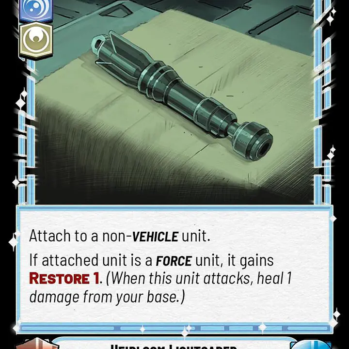 Heirloom Lightsaber (Near Mint) - Master