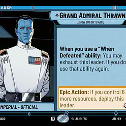 Grand Admiral Thrawn (Near Mint) - Master